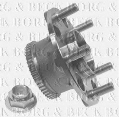 BORG & BECK bwk1106 -  Комплект подшипника ступицы колеса